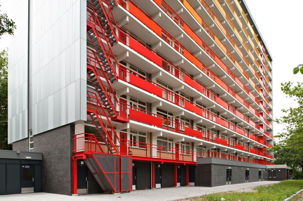 Renovatie flatgebouw 1